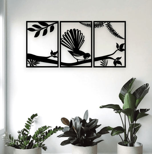 Fantail Wall Art Set Wall Decor Whimsic 