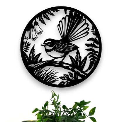 Garden Pīwakawaka Wall Art