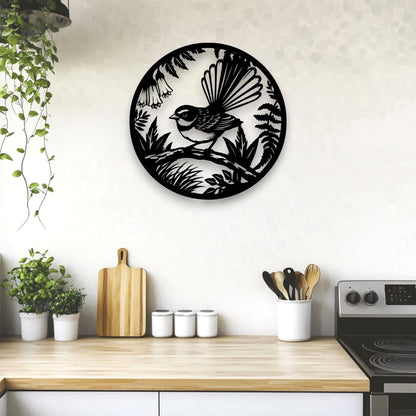 Garden Pīwakawaka Wall Art