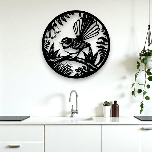 Garden Pīwakawaka Wall Art