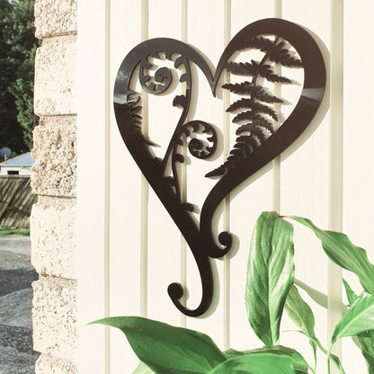 Fern & Koru Heart Wall Art Whimsic 