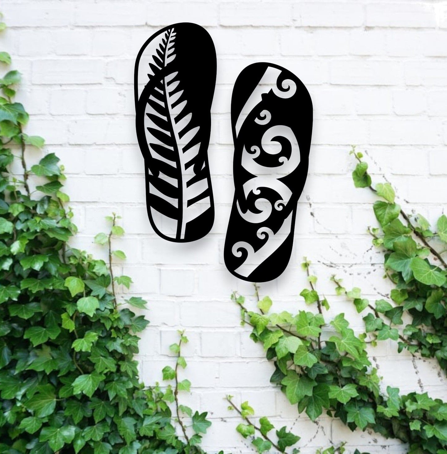 Fern & Koru Jandals Whimsic 