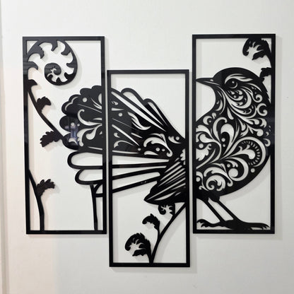 Filigree Fantail Wall Art Set Wall Decor Whimsic 