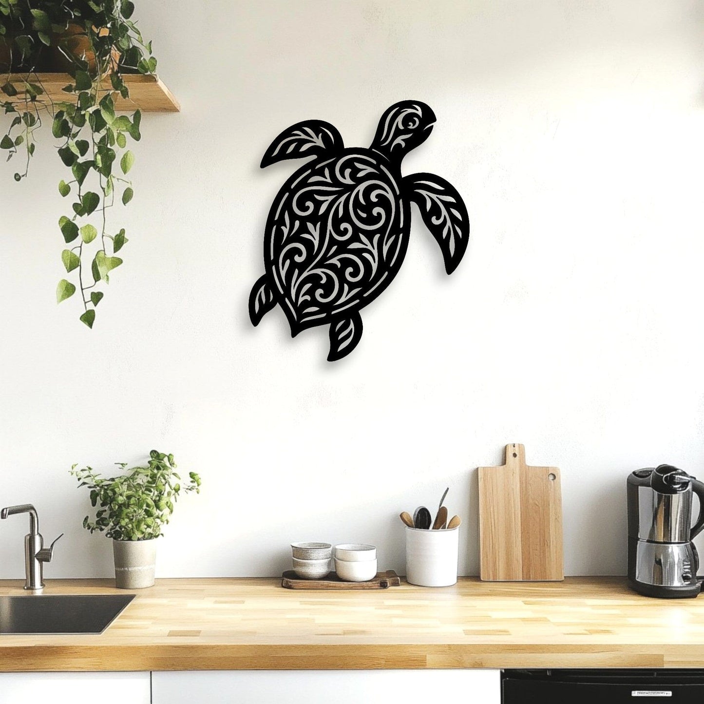 Filigree Sea Turtle Wall Décor Whimsic 