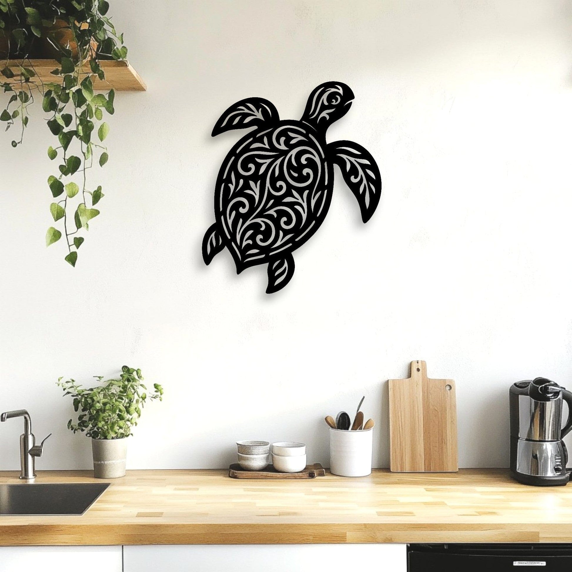Filigree Sea Turtle Wall Décor Whimsic 