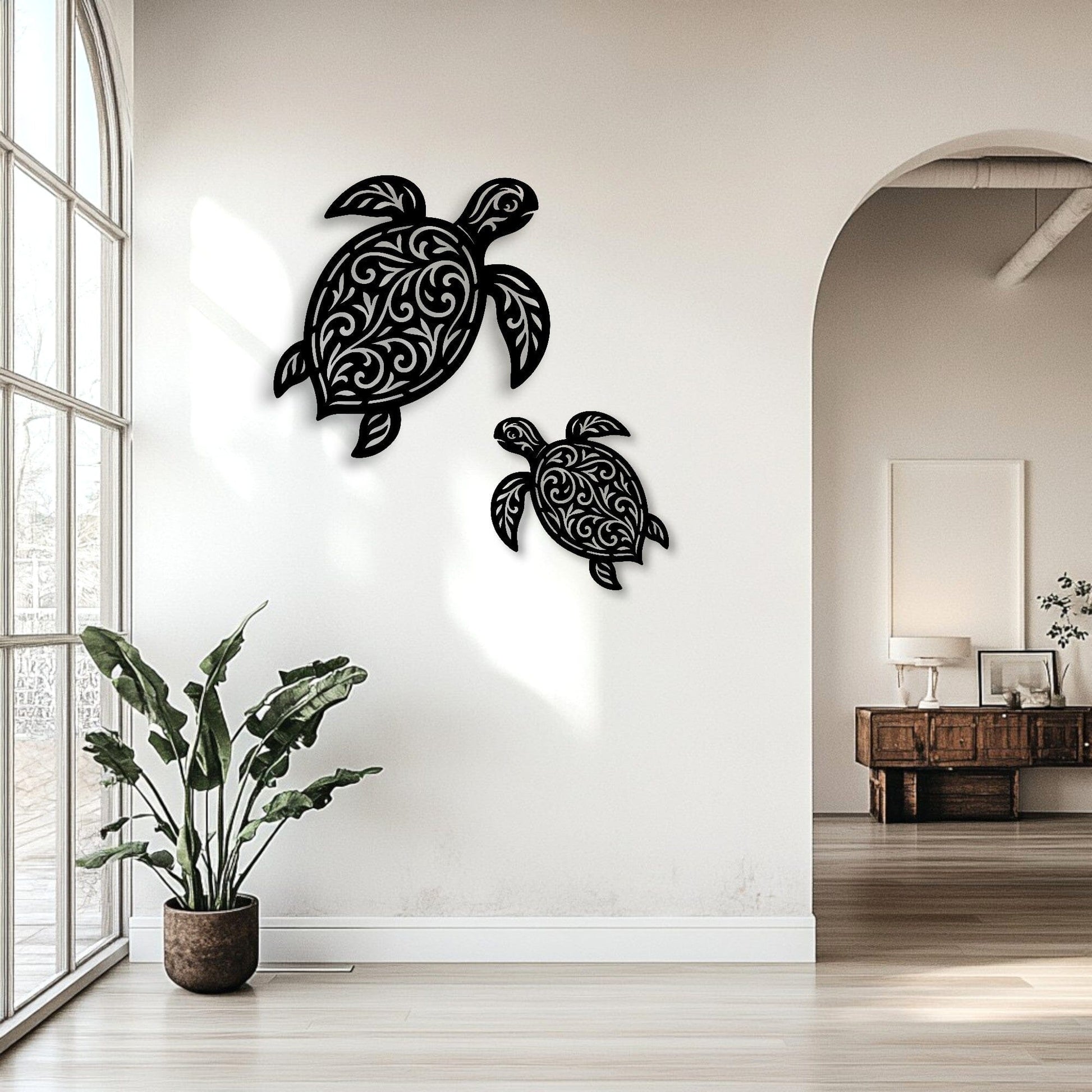 Filigree Sea Turtle Wall Décor Whimsic 