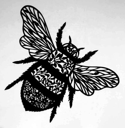 Floral Bee Wall Art Whimsic 