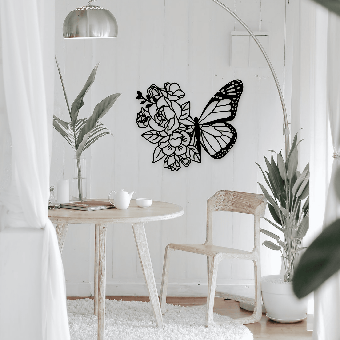 Floral Butterfly Wall Décor Whimsic 
