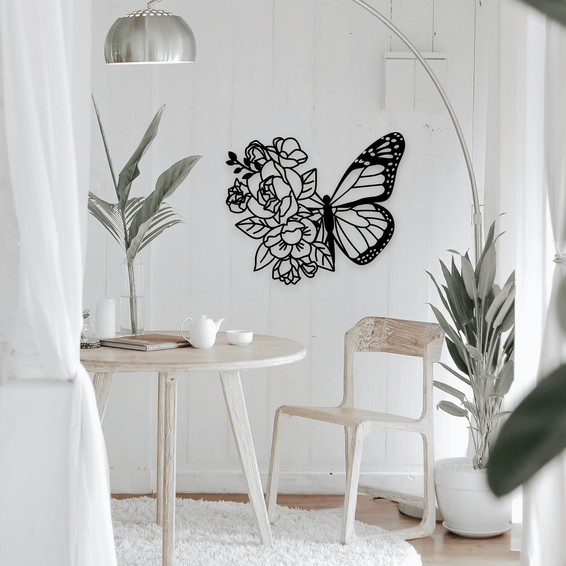 Floral Butterfly Wall Décor Whimsic 