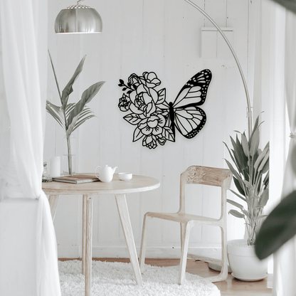 Floral Butterfly Wall Décor Whimsic 