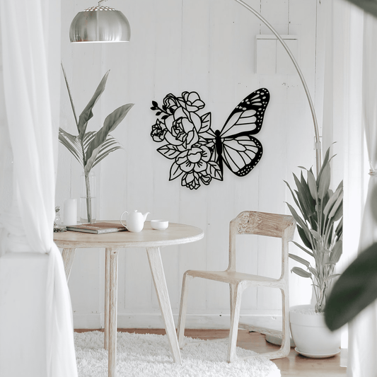 Floral Butterfly Wall Décor Whimsic 