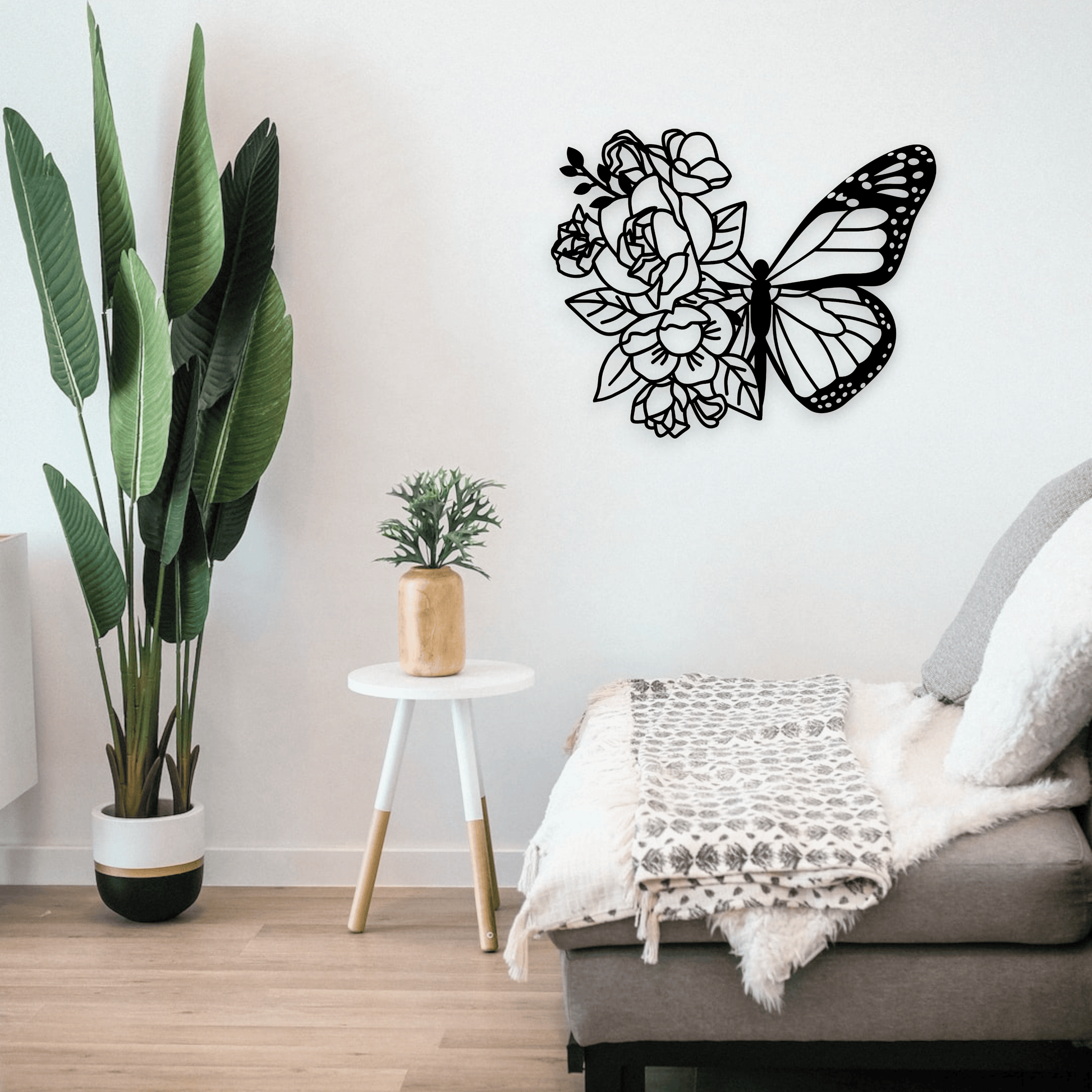 Floral Butterfly Wall Décor Whimsic 