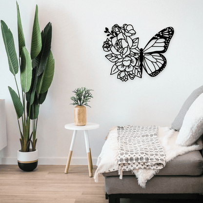Floral Butterfly Wall Décor Whimsic 