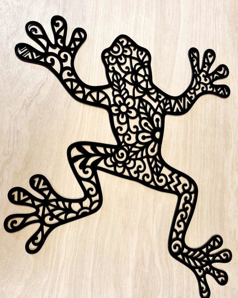 Floral Frog Wall Décor Whimsic 