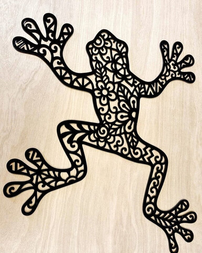 Floral Frog Wall Décor Whimsic 