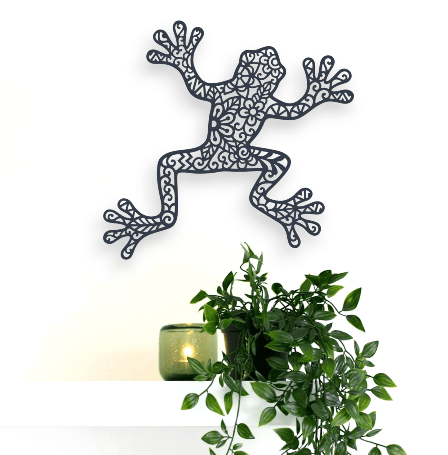 Floral Frog Wall Décor Whimsic 