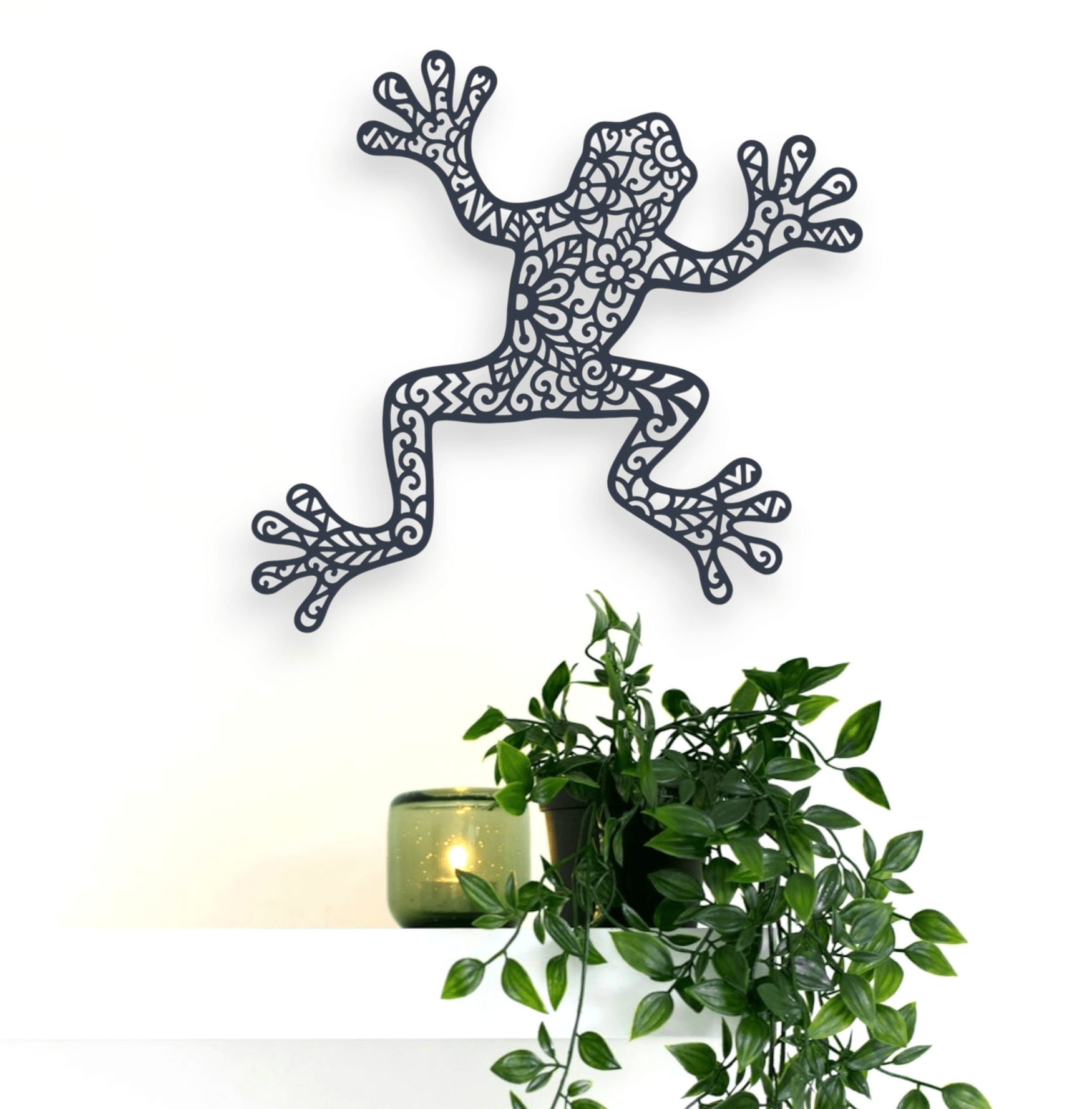 Floral Frog Wall Décor Whimsic 