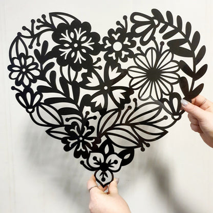 Floral Heart Wall Décor Whimsic 