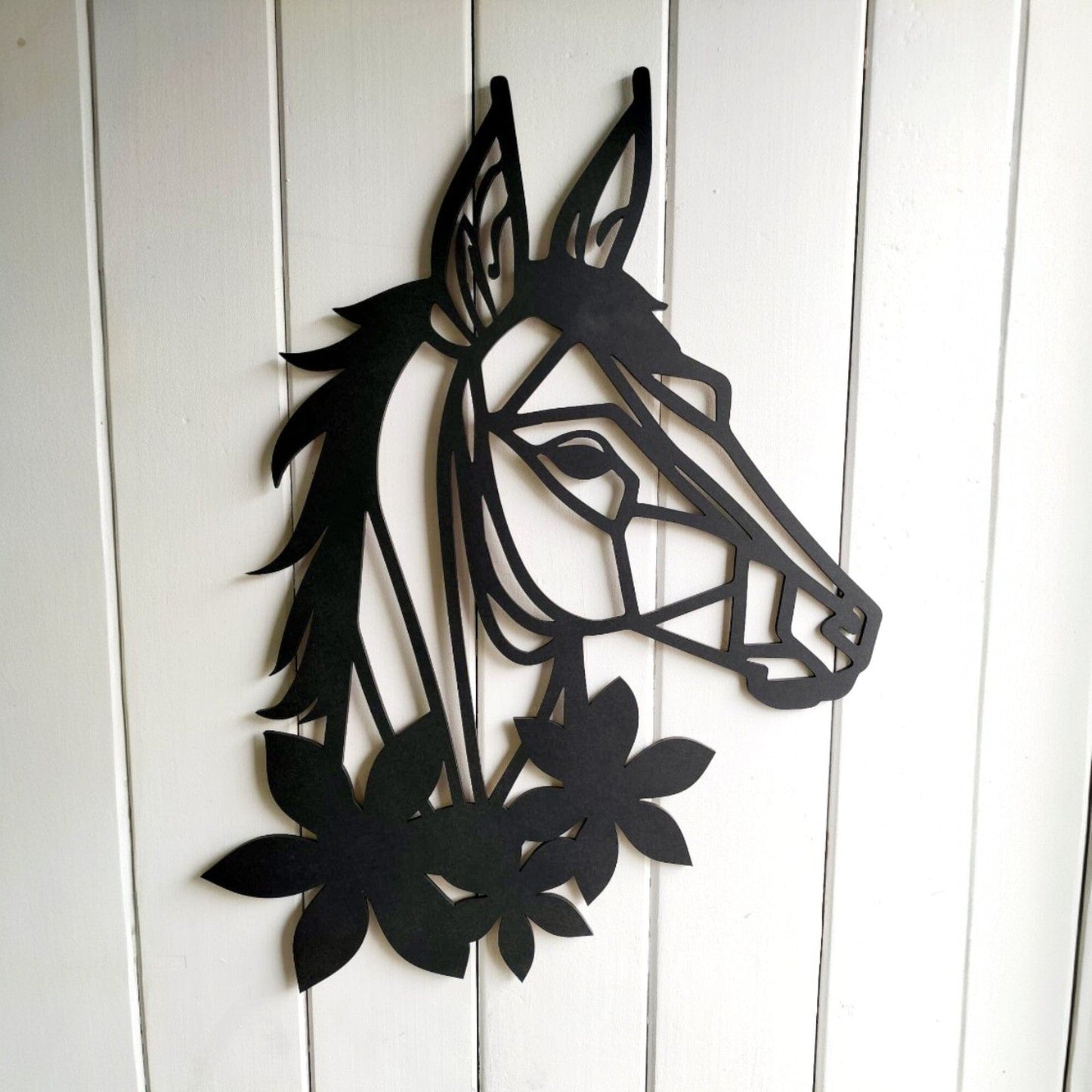 Floral Horse Wall Décor Whimsic 