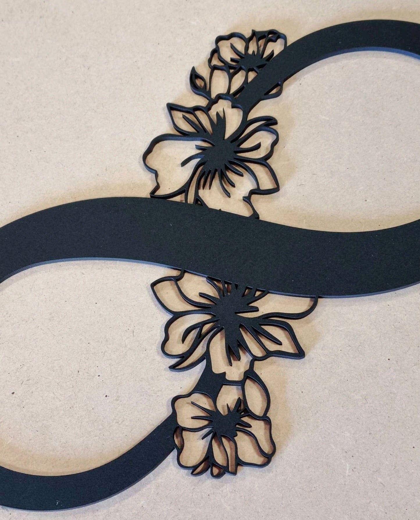 Floral Infinity Symbol Wall Art Whimsic 