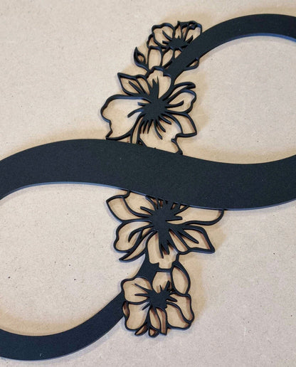 Floral Infinity Symbol Wall Art Whimsic 