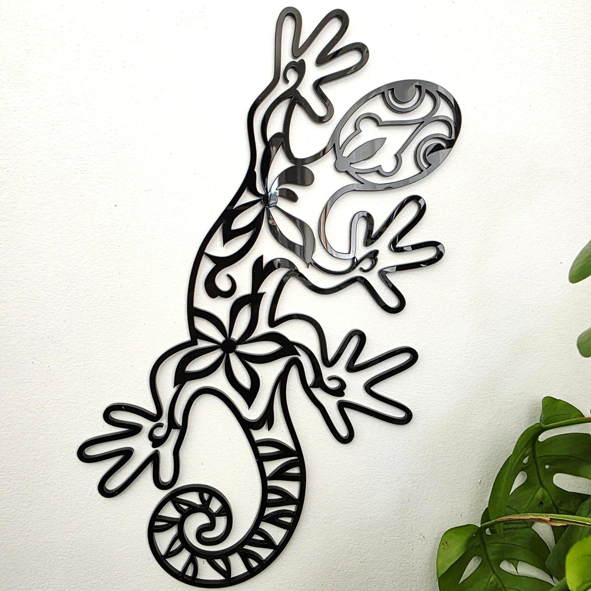 Floral Lizard Wall Décor Whimsic 