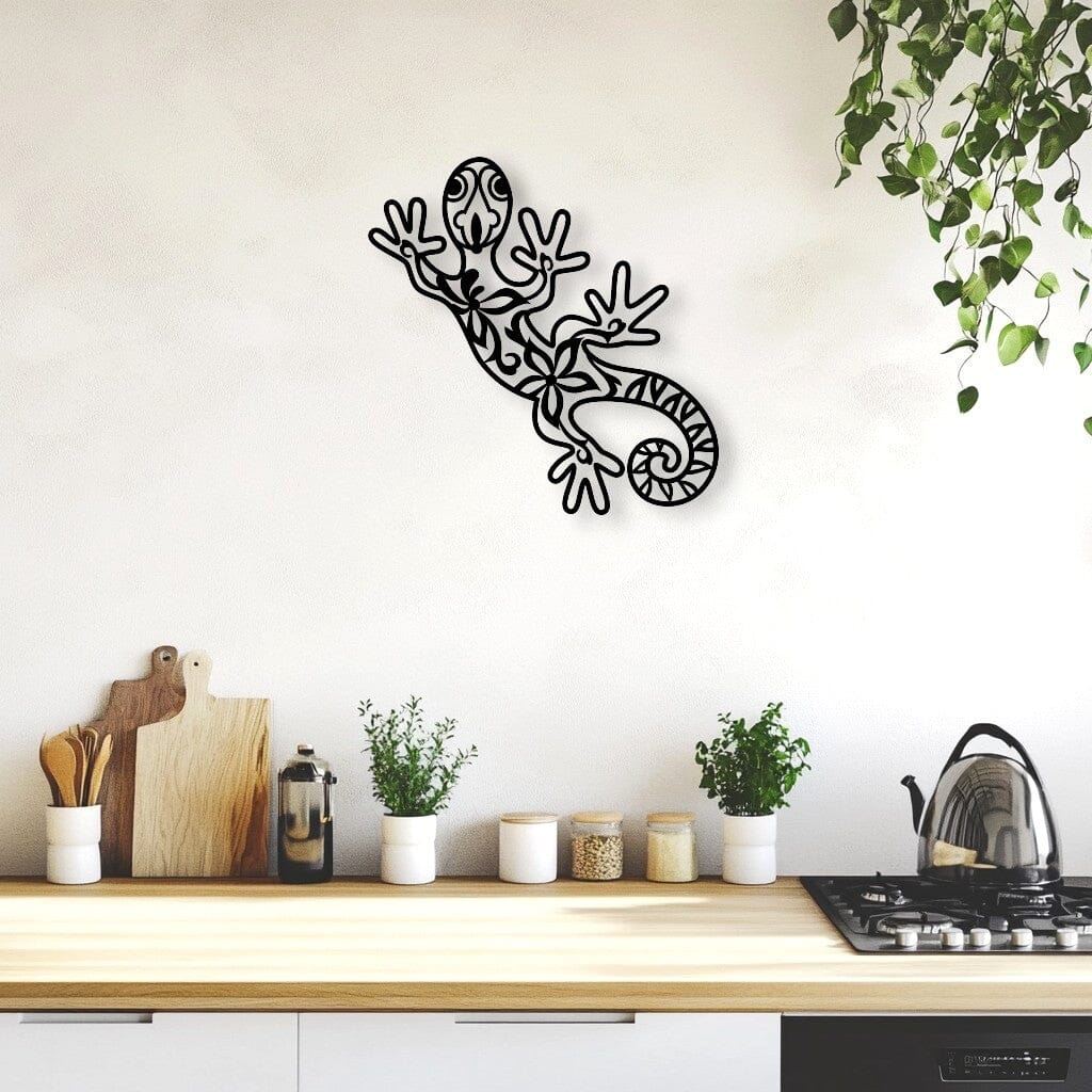 Floral Lizard Wall Décor Whimsic 