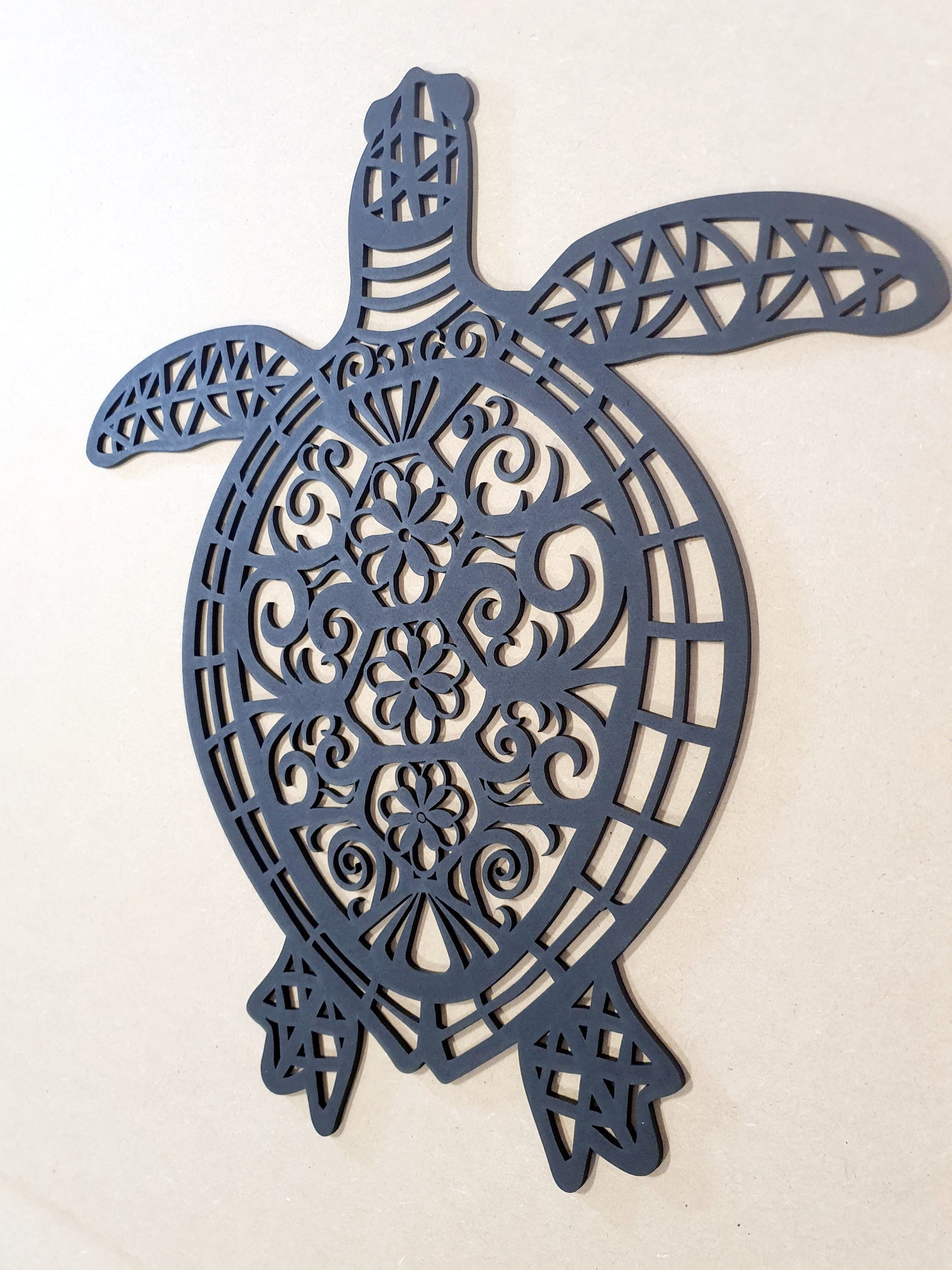 Floral Mandala Turtle Wall Décor Whimsic 