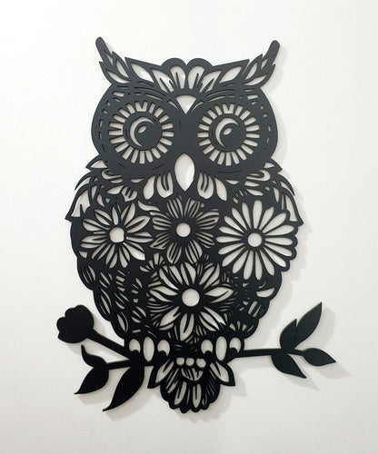 Floral Owl Wall Décor Whimsic 