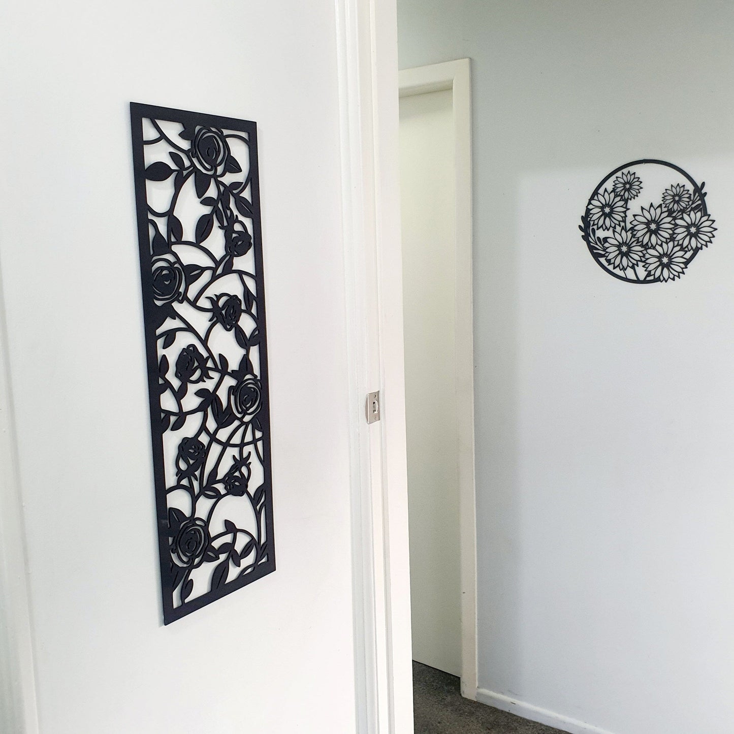 Floral Panel Wall Art Wall Decor Whimsic 