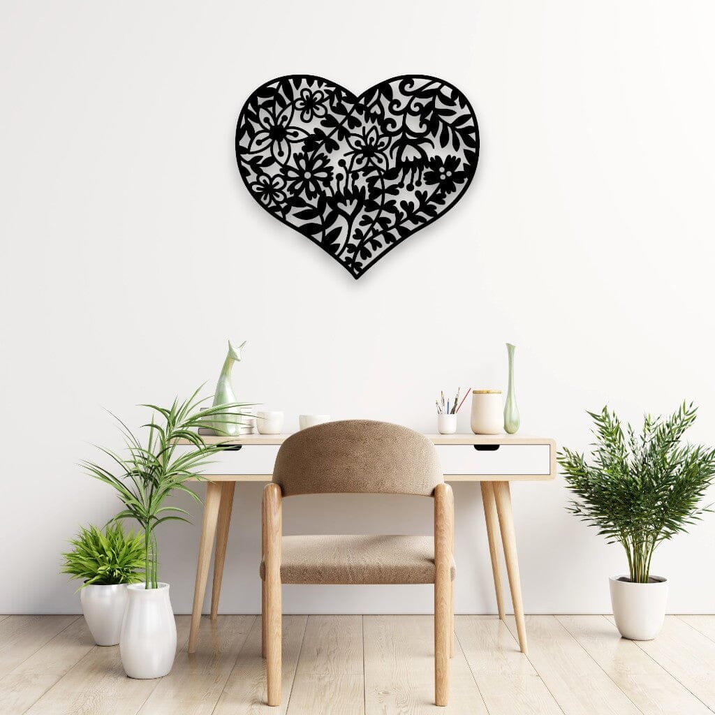 Flower Heart Wall Décor Whimsic 