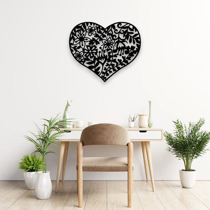 Flower Heart Wall Décor Whimsic 
