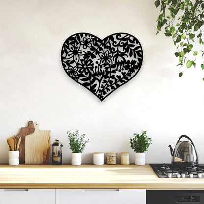 Flower Heart Wall Décor Whimsic 