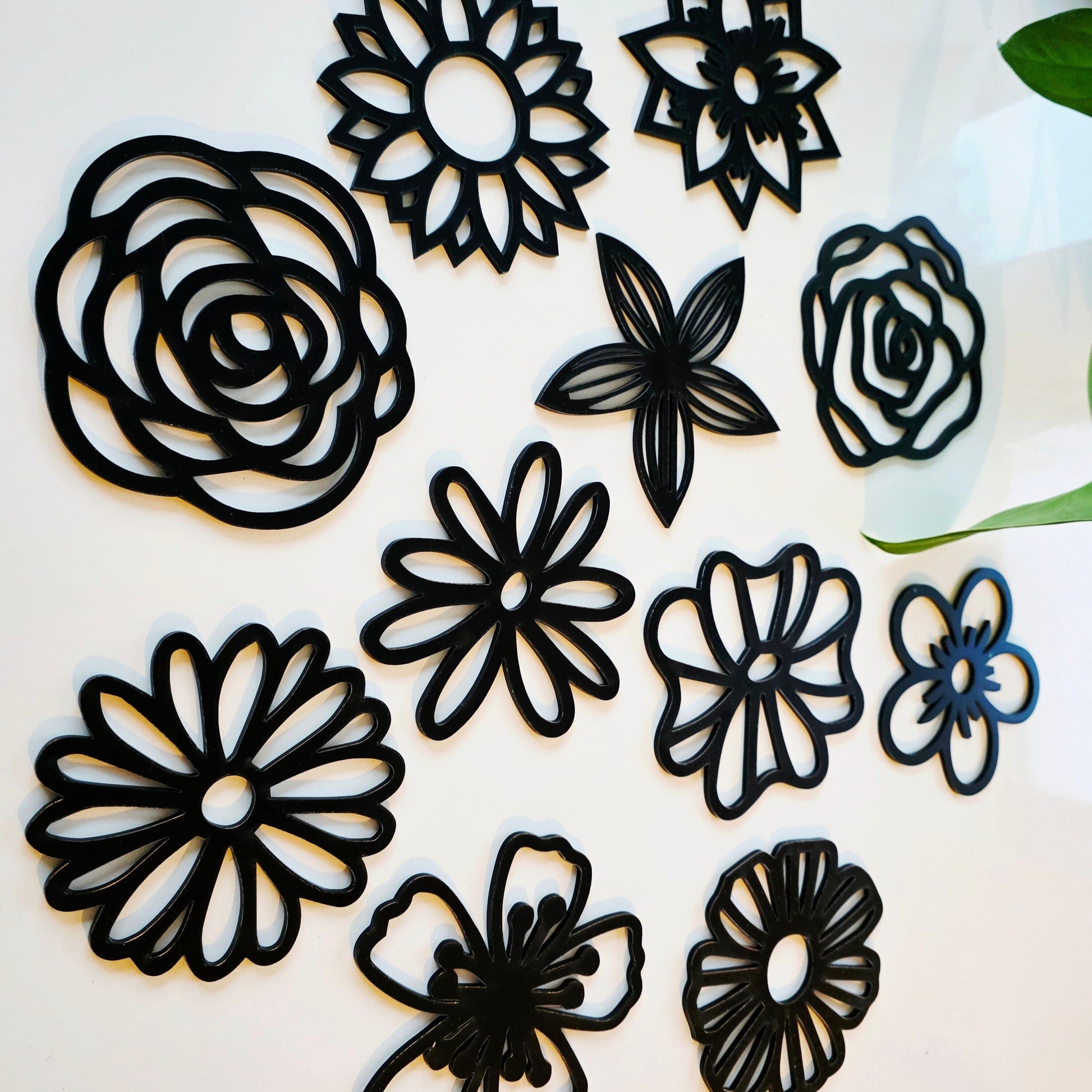 Flowers Wall Art Set Whimsic 