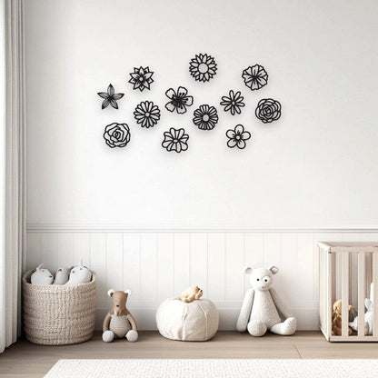 Flowers Wall Art Set Whimsic 