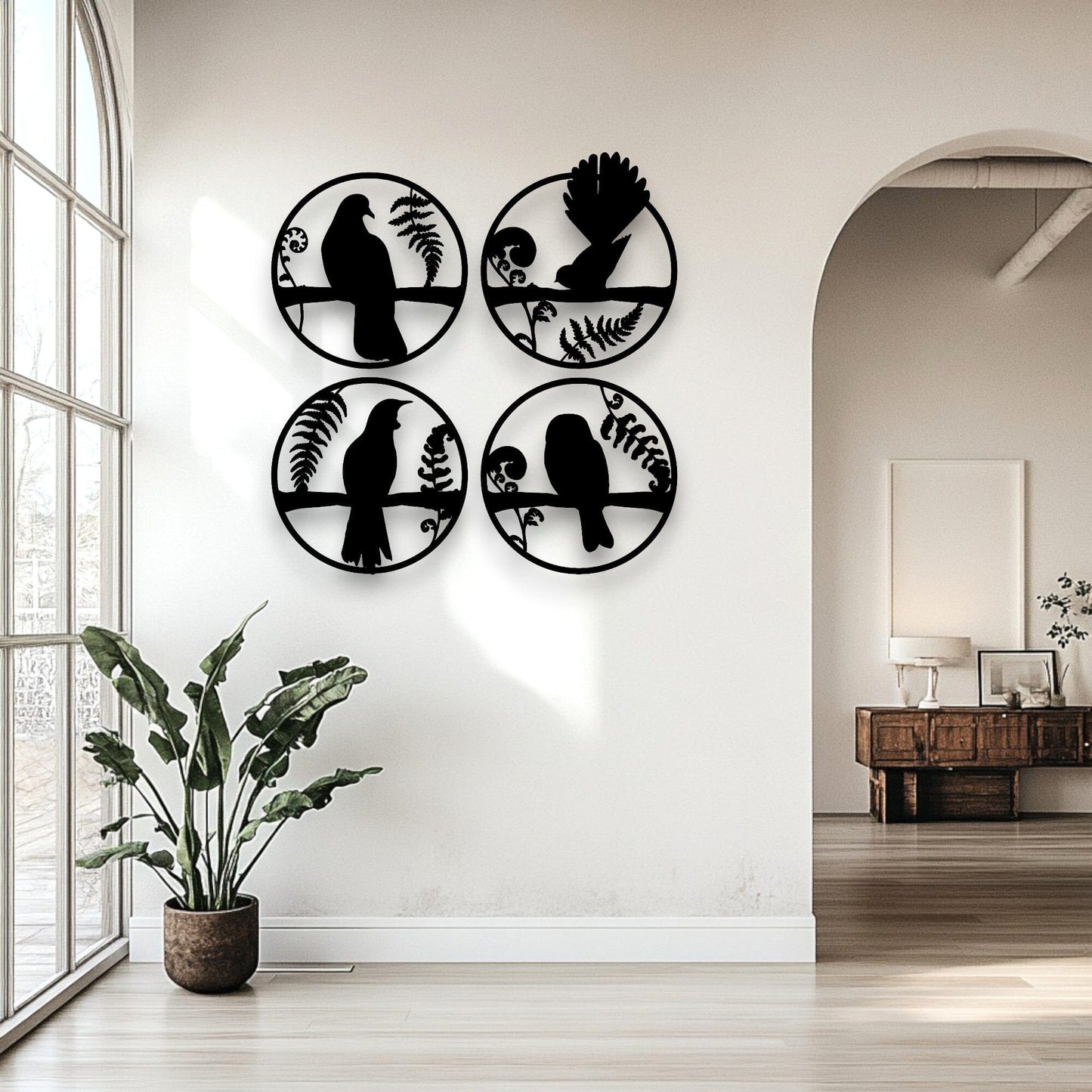 Four Piece NZ Bird Set Whimsic 