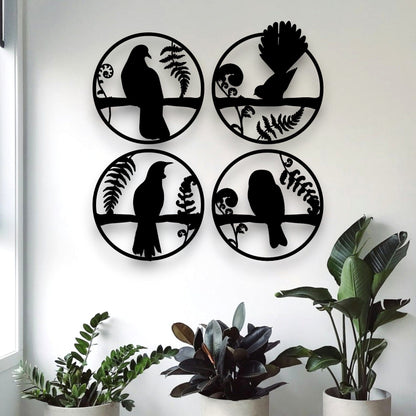 Four Piece NZ Bird Set Whimsic 