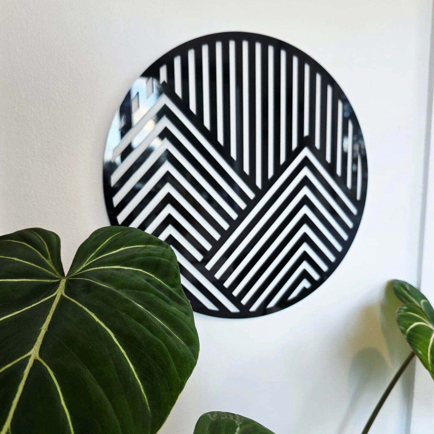 Geometric Circle Mountain Wall Art Wall Decor Whimsic 