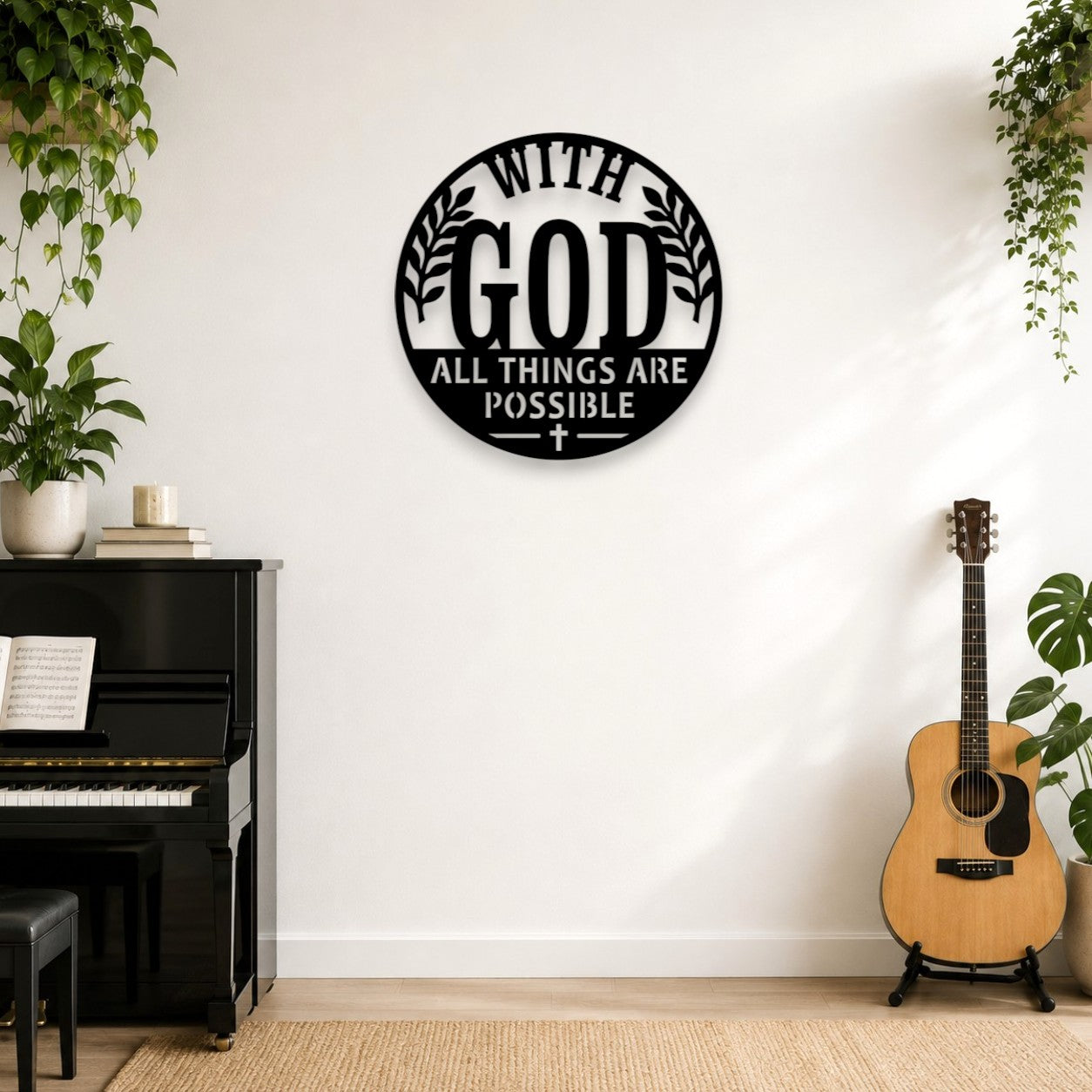 With God All Things Are Possible Wall Art