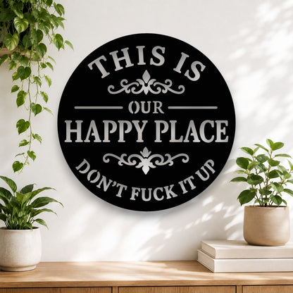 My Happy Place Wall Art
