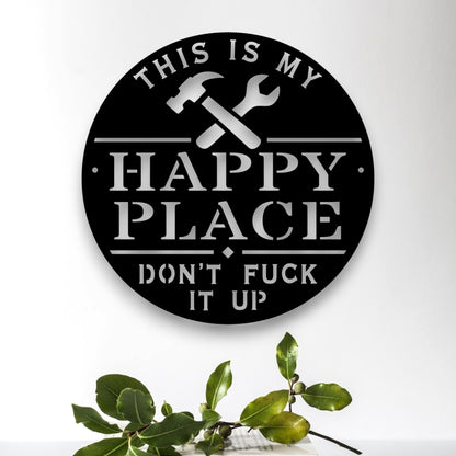 This Is My Happy Place Wall Art - Themed Edition