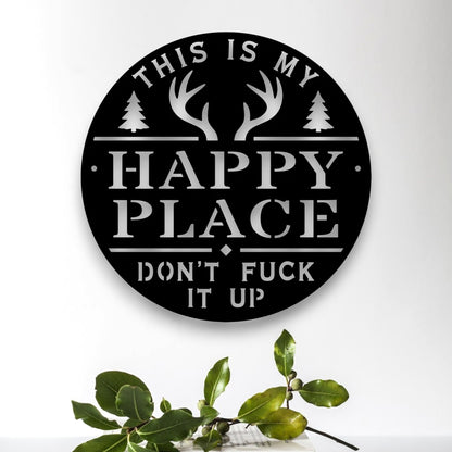 This Is My Happy Place Wall Art - Themed Edition