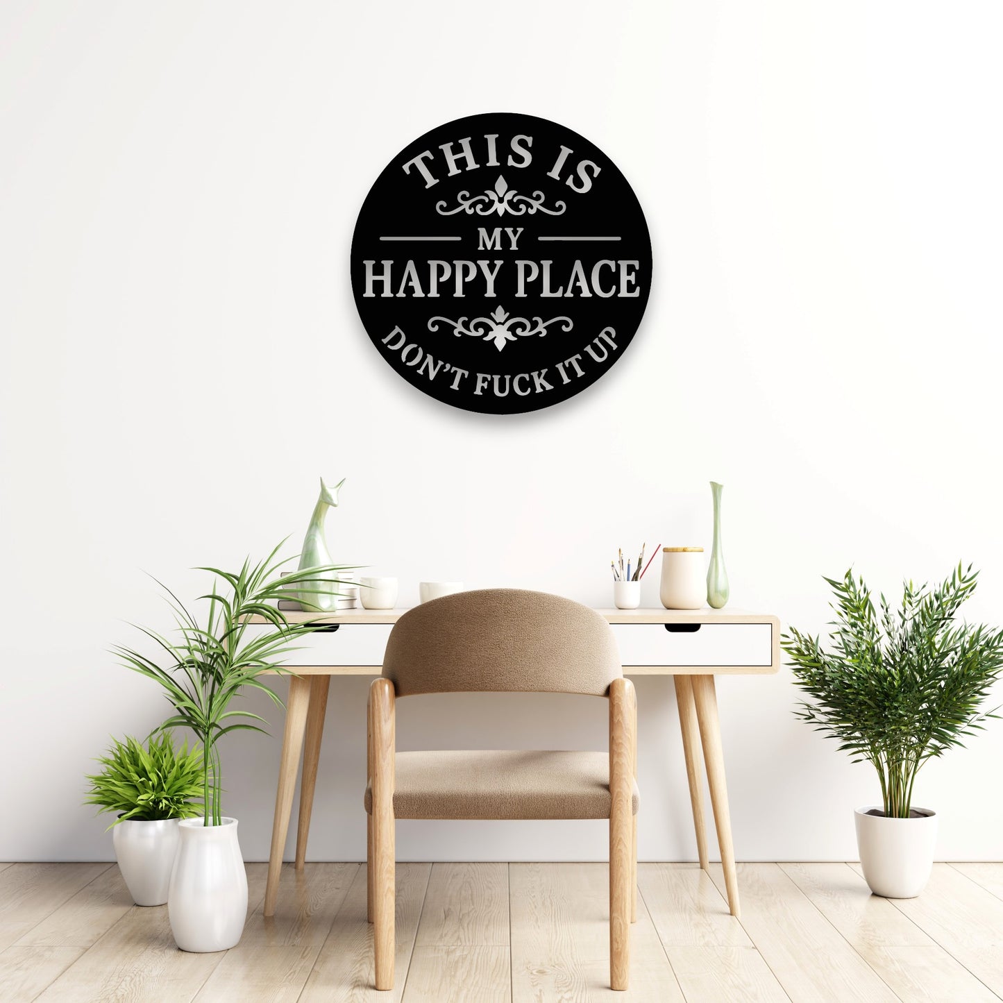 My Happy Place Wall Art