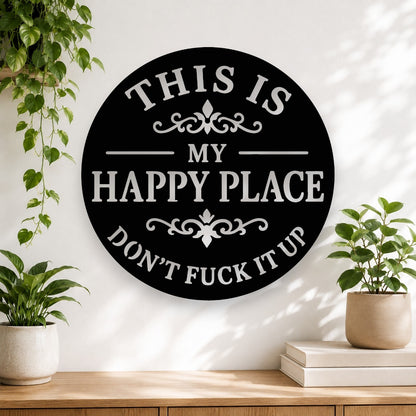 My Happy Place Wall Art