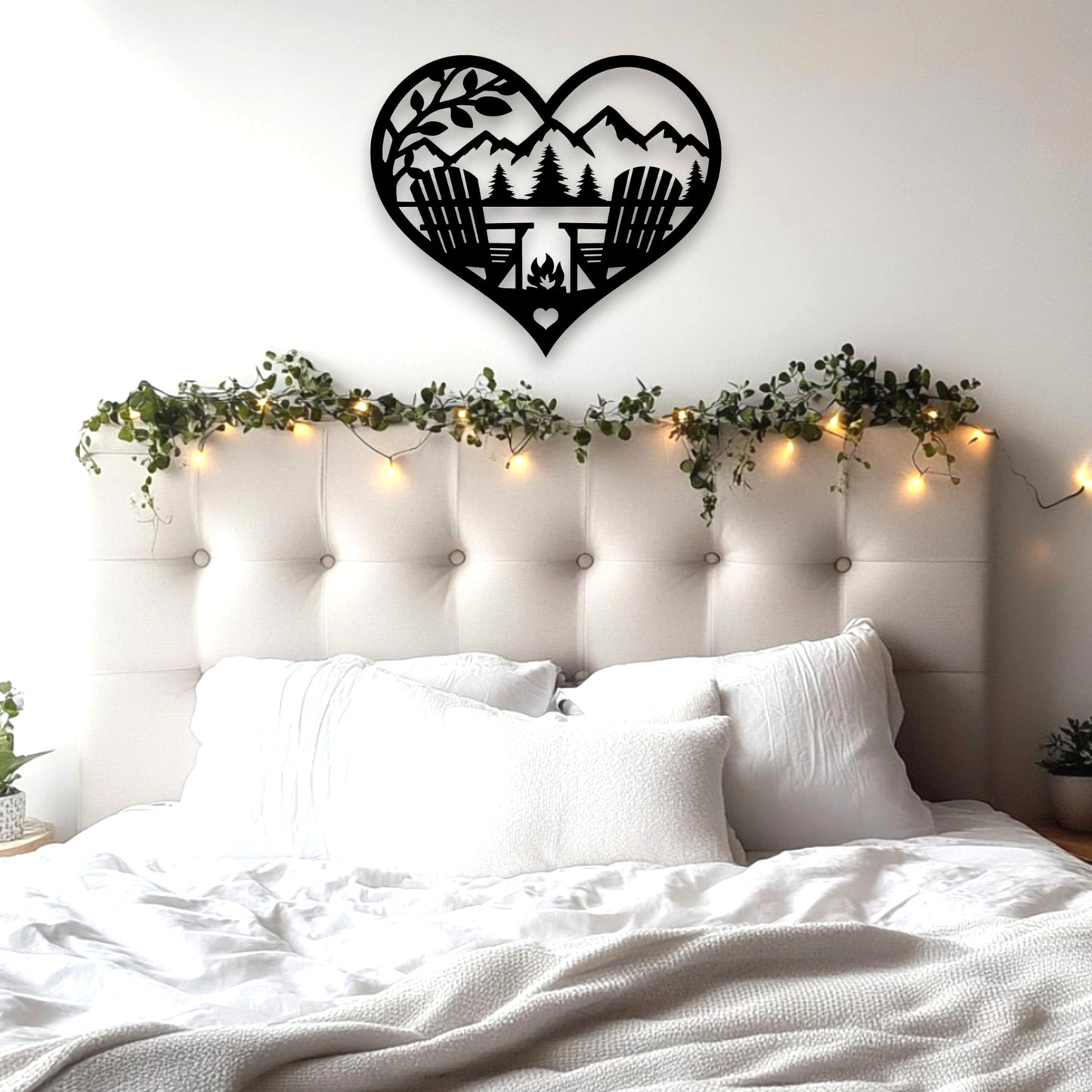 Mountain View Heart Wall Art