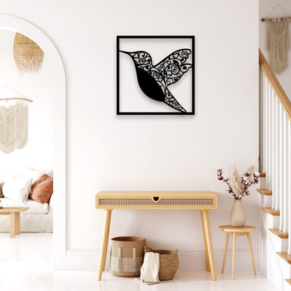 Hearts & Hummingbird Wall Art Whimsic 
