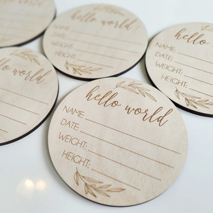 Hello World Announcement Disc Whimsic 