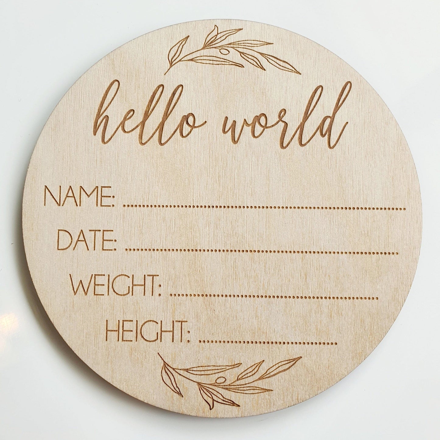 Hello World Announcement Disc Whimsic 