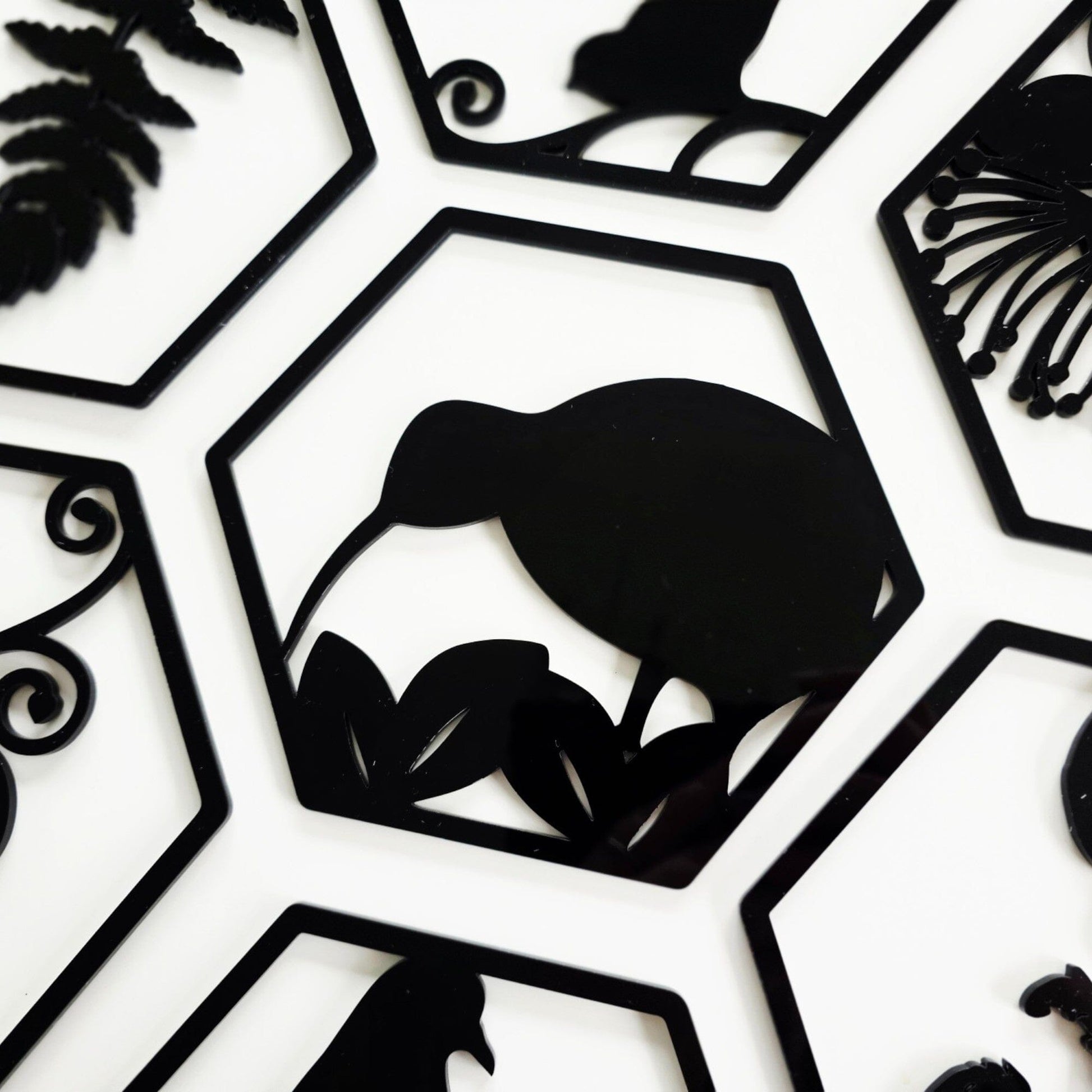 Hexagon Kiwiana Tile Set Whimsic 