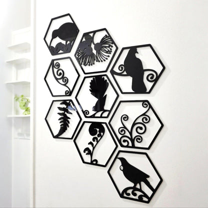 Hexagon Kiwiana Tile Set Whimsic 
